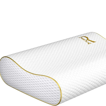 Bangų formos kaklo pagalvė iš atminties putų, lėtas atsigavimas, užvalkalas iš cheminio pluošto, svoris 0.5-1 kg