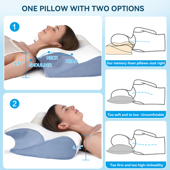 Memorijos putų kaklo pagalvė su lėtu atsigavimu, Tipo A, branduolio svoris 0,5–1,0 kg