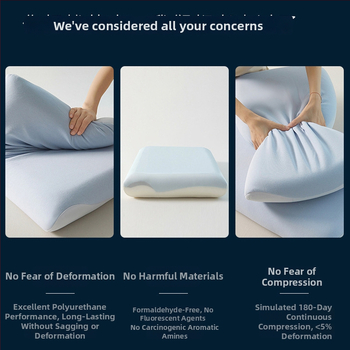 Atminties putų kaklo pagalvė su Ice Silk audiniu, Alien formos, 0,5–1,0 kg, OEM palaikymas