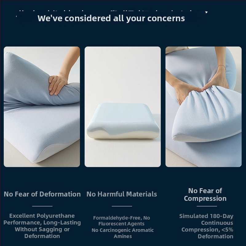 Atminties putų kaklo pagalvė su Ice Silk audiniu, Alien formos, 0,5–1,0 kg, OEM palaikymas