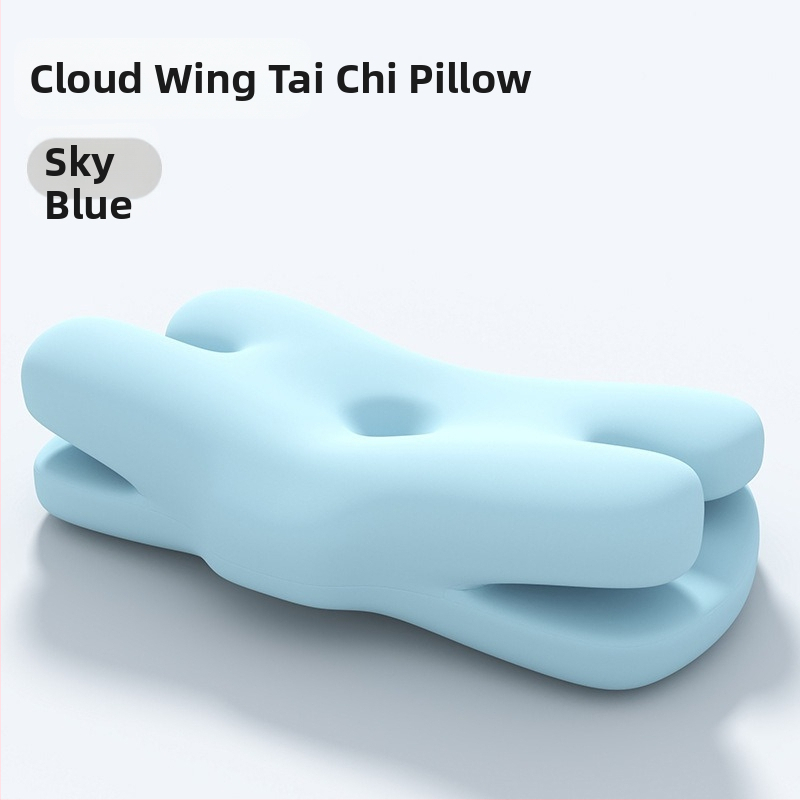 Dviejų sluoksnių grožio miego pagalvė su memory foam, be spaudimo, anti-senėjimas, dvigubas pojūtis, kaklo apsauga, šoninis miegas, stačiakampio formos