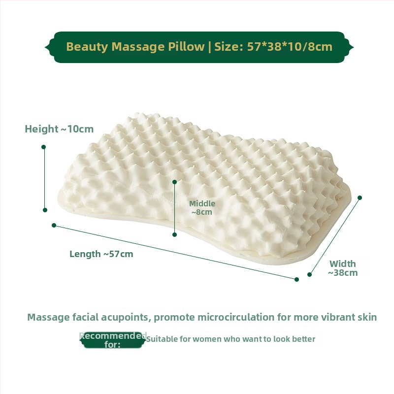 Latekspadi looduslikust lateksist, lateksisisaldus 90%+, lainetatud kuju, kootud kate, kaal 1.0–1.5 kg, täiskasvanutele