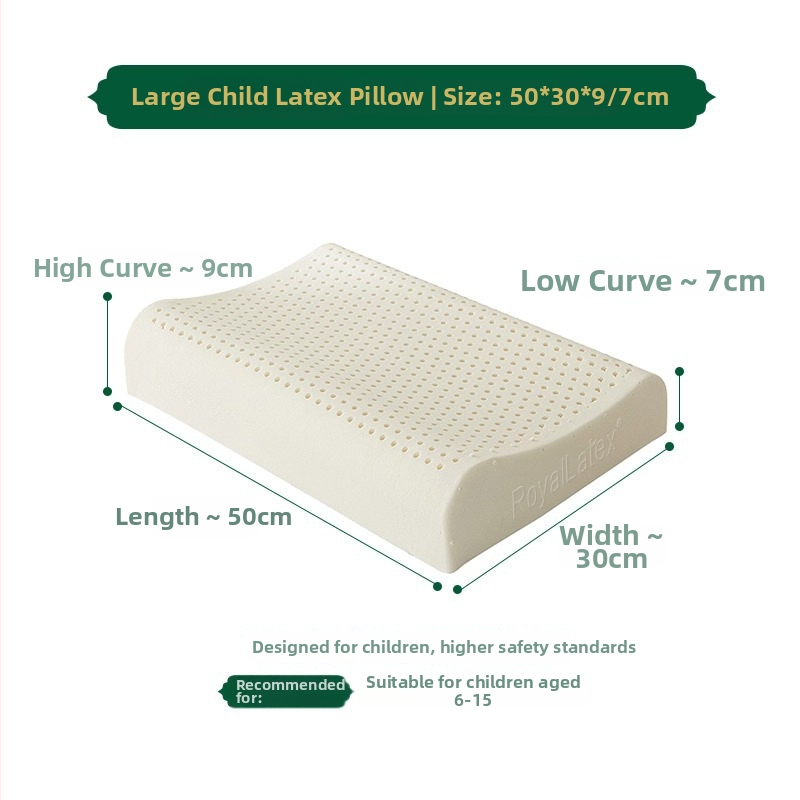 Latekspadi looduslikust lateksist, lateksisisaldus 90%+, lainetatud kuju, kootud kate, kaal 1.0–1.5 kg, täiskasvanutele