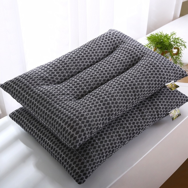 Правоъгълна латексова възглавница, естествен латекс, съдържание на латекс 80-90%, калъф от чист памук