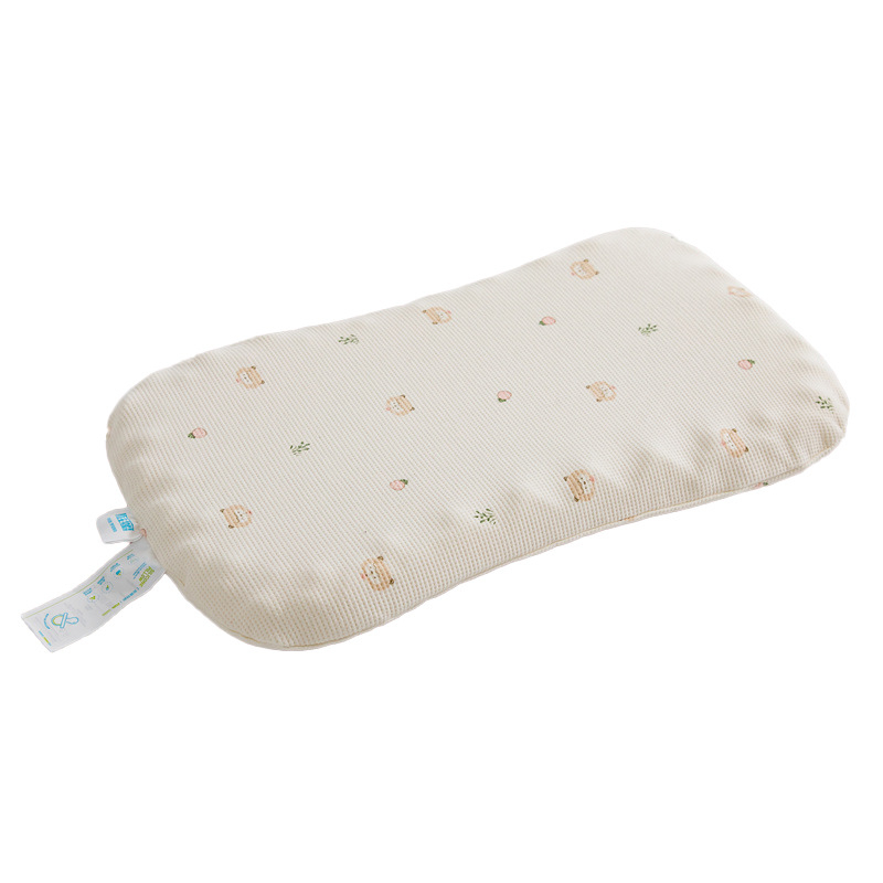 Детска възглавничка за шийния отдел на гръбначния стълб, правоъгълна форма, калъф от чист памук, пълнеж: синтетичен латекс, съдържание на латекс до 70%