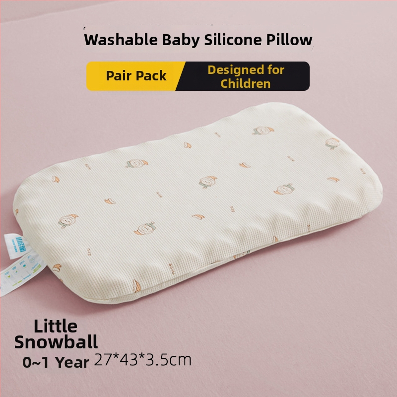 Детска възглавничка за шийния отдел на гръбначния стълб, правоъгълна форма, калъф от чист памук, пълнеж: синтетичен латекс, съдържание на латекс до 70%