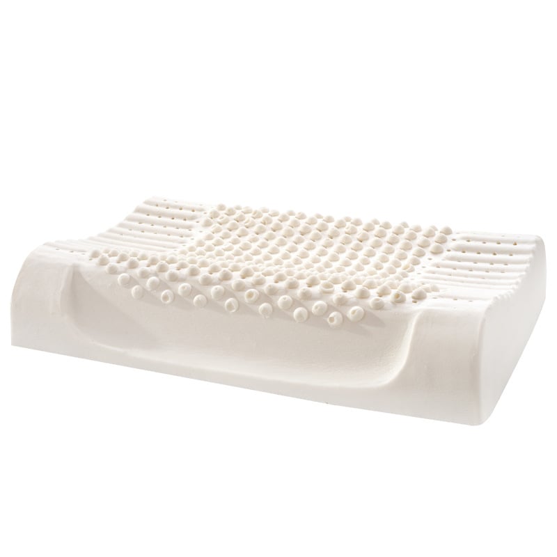 латексна възглавница, квадратна възглавница за възрастни, пълнеж 95% естествен латекс, съдържание на латекс 90%+, Refined Rose