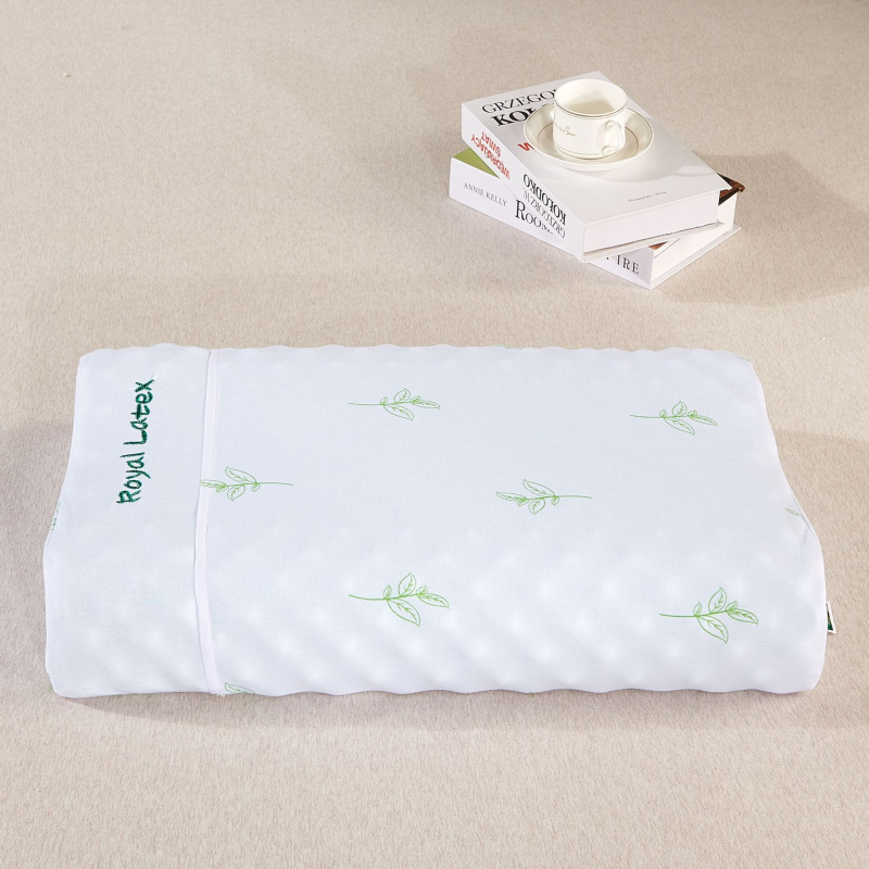 Royal Knight латексова възглавница, правоъгълна форма, съдържание латекс над 90%, тегло 2–3 кг, ядро от чист памук