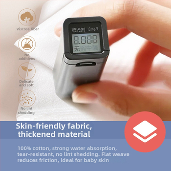 Bērnu vannas dvieļu komplekts, biezas dvieļi no viskozes šķiedras, 2 gab., ūdens uzsūkšana 0-5 s, sekundārais slānis no nešūta auduma