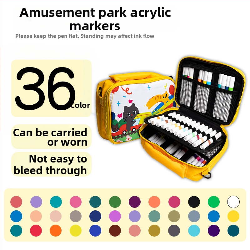 Hemu акрилен маркер за деца – непрозрачен, за слоеве, безопасен и миещ се акварелен маркер