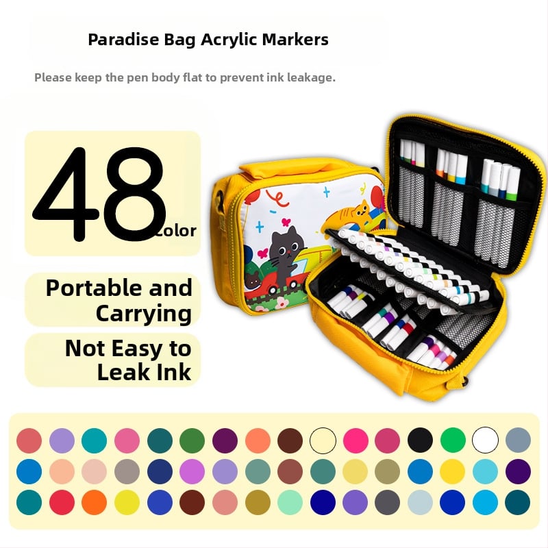 Hemu акрилен маркер за деца – непрозрачен, за слоеве, безопасен и миещ се акварелен маркер