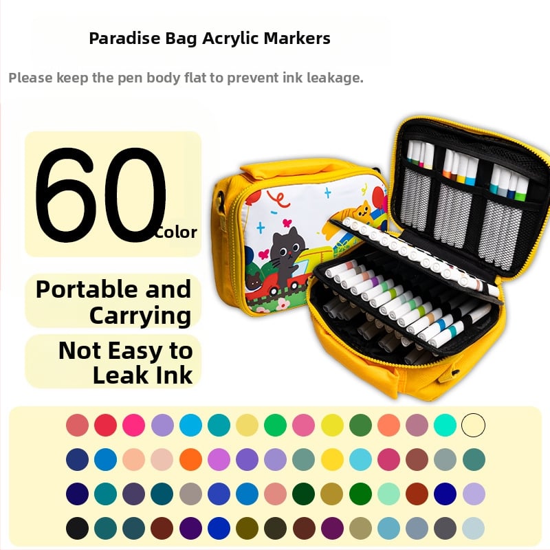 Hemu акрилен маркер за деца – непрозрачен, за слоеве, безопасен и миещ се акварелен маркер