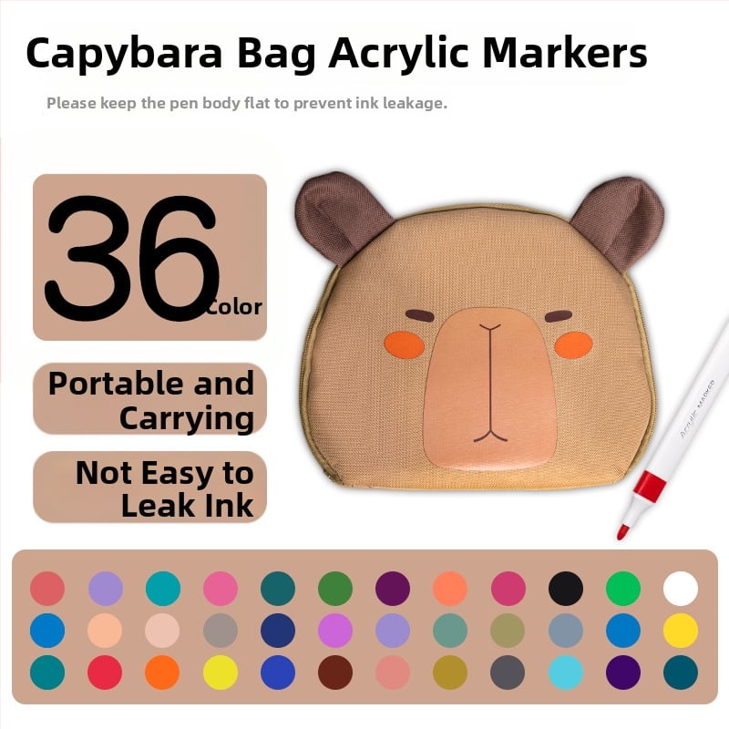 Hemu акрилен маркер за деца – непрозрачен, за слоеве, безопасен и миещ се акварелен маркер