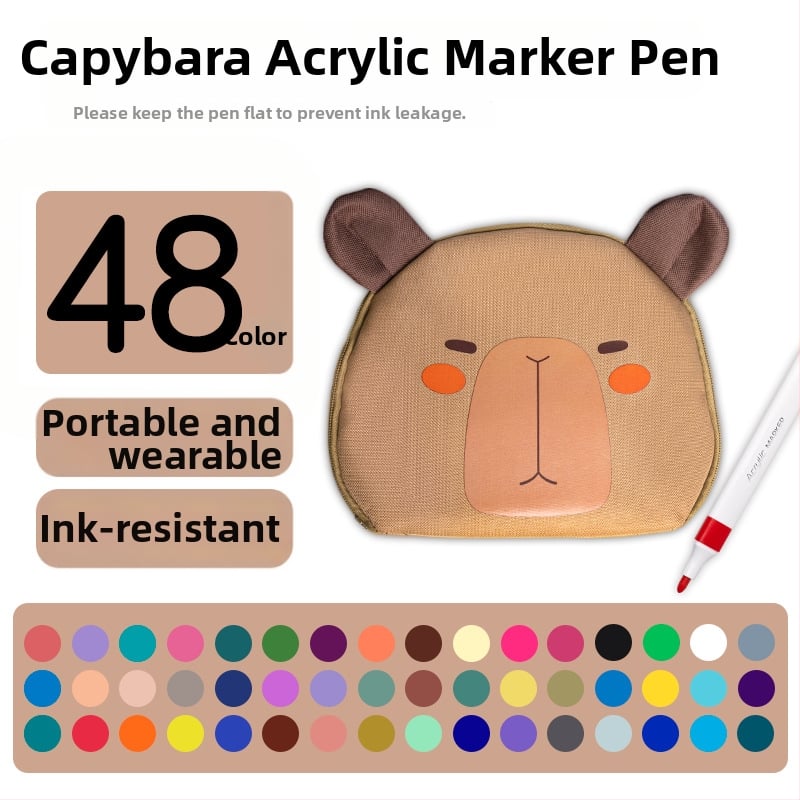 Hemu акрилен маркер за деца – непрозрачен, за слоеве, безопасен и миещ се акварелен маркер