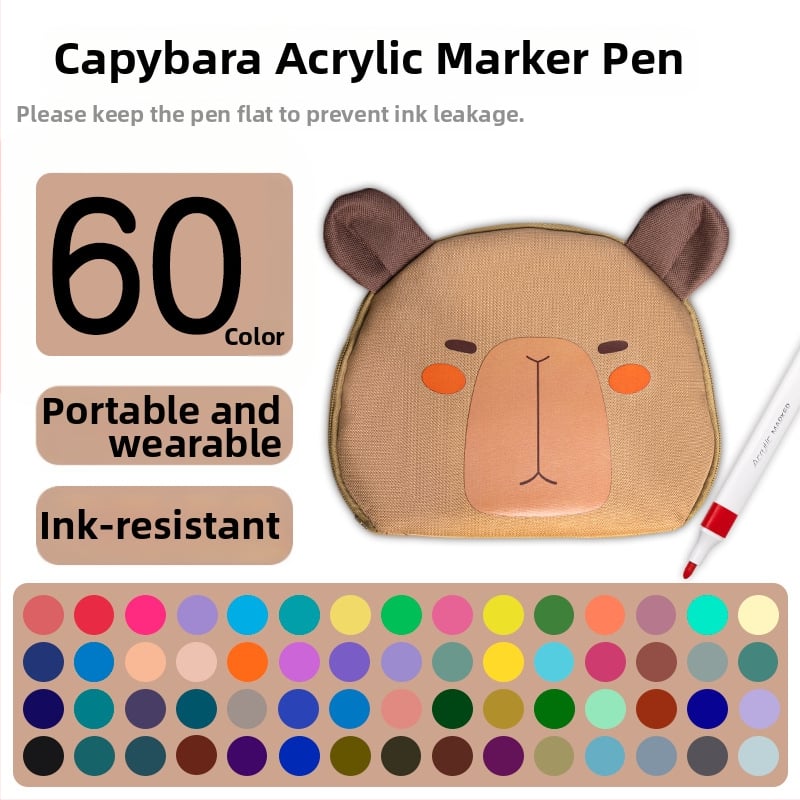 Hemu акрилен маркер за деца – непрозрачен, за слоеве, безопасен и миещ се акварелен маркер