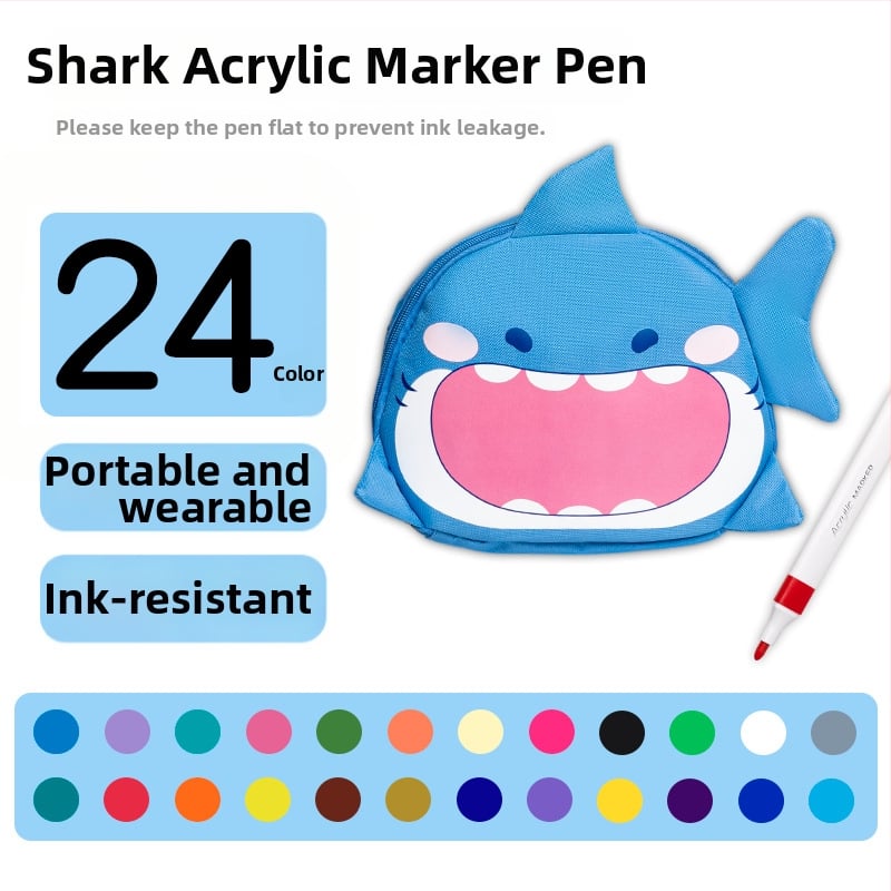 Hemu акрилен маркер за деца – непрозрачен, за слоеве, безопасен и миещ се акварелен маркер