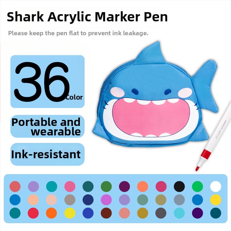 Hemu акрилен маркер за деца – непрозрачен, за слоеве, безопасен и миещ се акварелен маркер