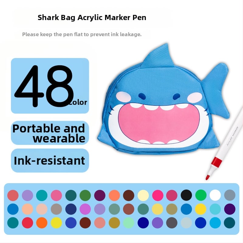 Hemu акрилен маркер за деца – непрозрачен, за слоеве, безопасен и миещ се акварелен маркер