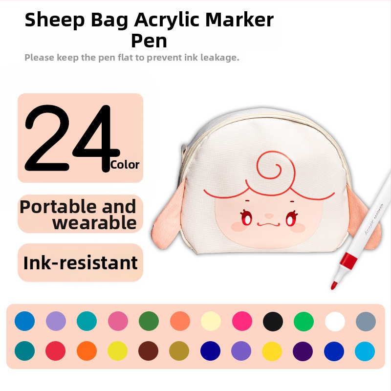 Hemu акрилен маркер за деца – непрозрачен, за слоеве, безопасен и миещ се акварелен маркер