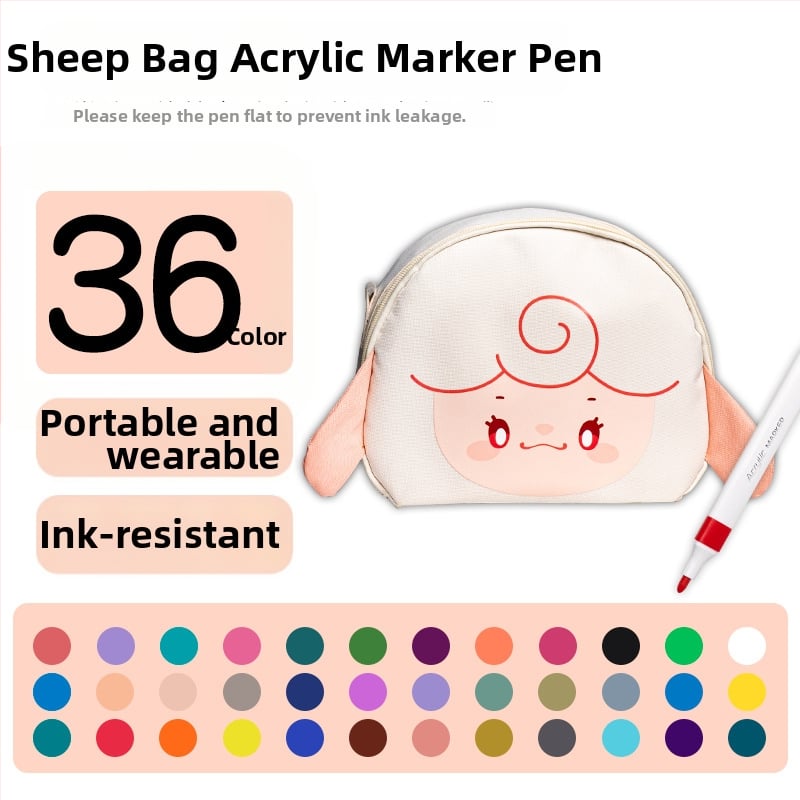 Hemu акрилен маркер за деца – непрозрачен, за слоеве, безопасен и миещ се акварелен маркер