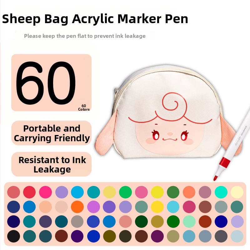 Hemu акрилен маркер за деца – непрозрачен, за слоеве, безопасен и миещ се акварелен маркер