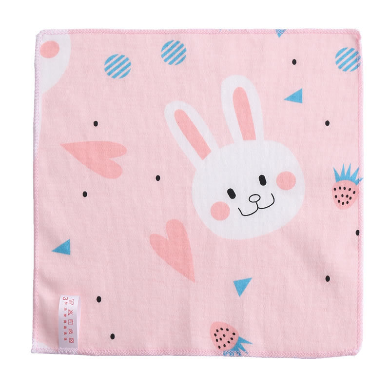 Mi Tiantian Saliva ručnik za bebe Type A, Tanki pamukasti ručnik, Crtani print, Unisex, Novorođenče