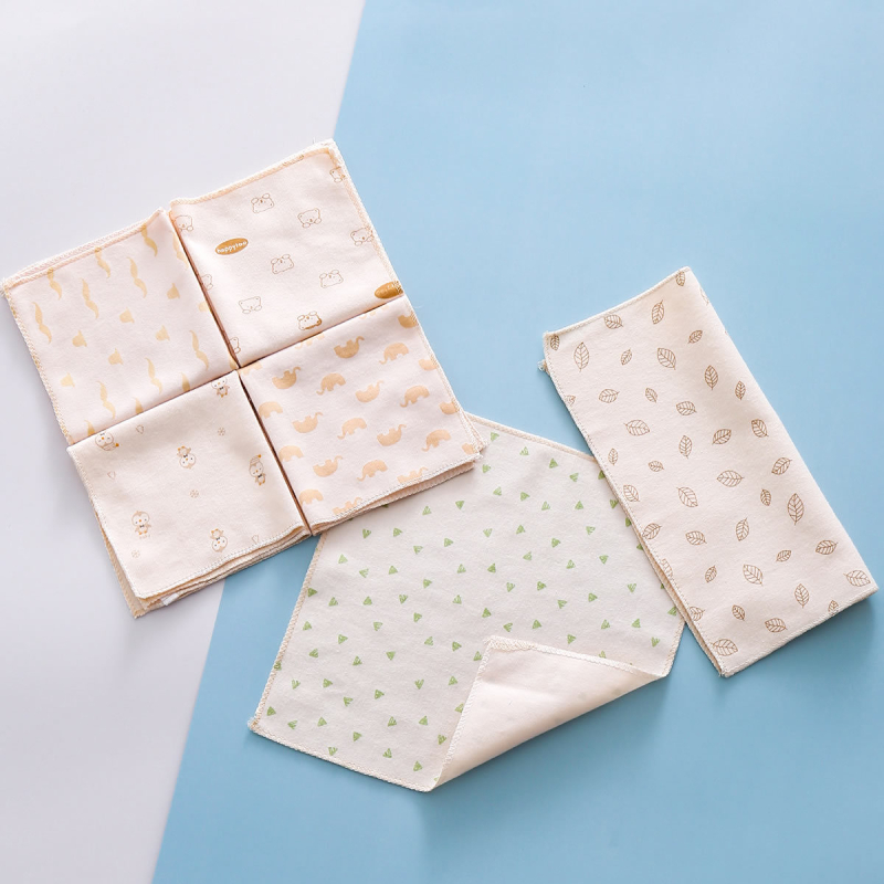 Mi Tiantian Saliva ručnik za bebe Type A, Tanki pamukasti ručnik, Crtani print, Unisex, Novorođenče