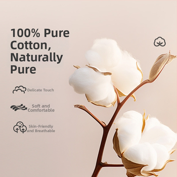 Kūdikio kvadratinės medvilninės gaze rankšluosčiai, šukuotas siūlas, siūtas kraštas, 40 g, absorbcija 0–5 s