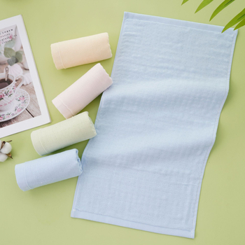 Dječji ručnik za lice od 100% pamuka, vlakna 32s, ravno tkanje, ispod 50 g