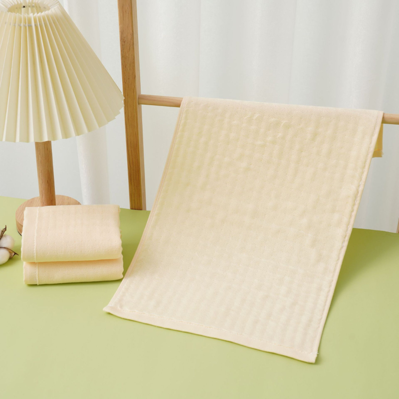 Dječji ručnik za lice od 100% pamuka, vlakna 32s, ravno tkanje, ispod 50 g