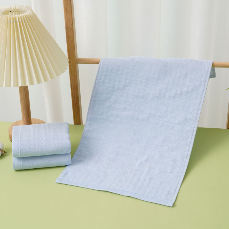 Dječji ručnik za lice od 100% pamuka, vlakna 32s, ravno tkanje, ispod 50 g