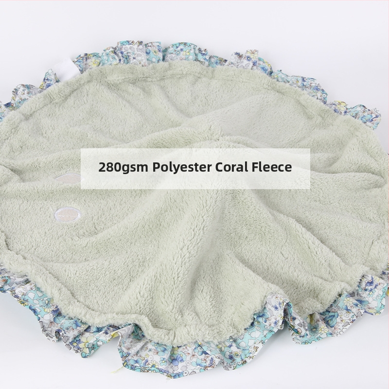 Lastes käterätik koral fleece'ist, armas loomade muster, 80–100 g, 250D lõng, Leisure House