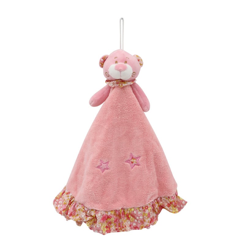 Bērnu roku dvielis no koralfleksa ar mīļu dzīvnieku rakstu, 80–100 g, 250D diegs, zīmols Leisure House