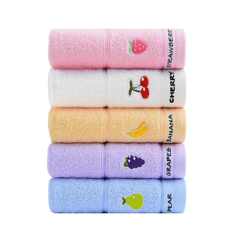 Dječji ručnik od 100% pamuka, 32 vlakna, s vezenjem, džakard i ravno pletenje, težina ispod 50 g, mogućnost prilagodbe