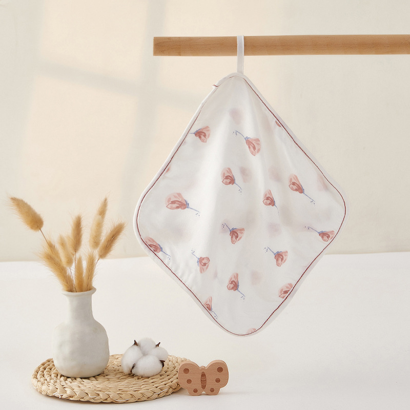 Granular Bear Kūdikio gazė medvilnės veido rankšluostis, su šukuotais siūlais (combed yarn), 40 g, absorbavimas 5–10 s