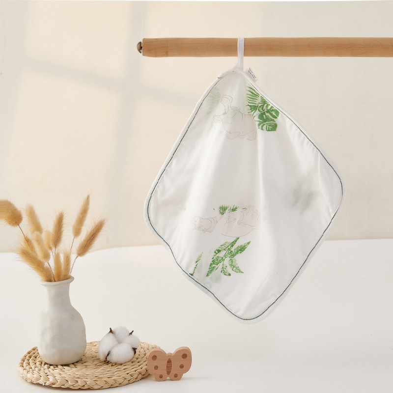 Granular Bear Kūdikio gazė medvilnės veido rankšluostis, su šukuotais siūlais (combed yarn), 40 g, absorbavimas 5–10 s