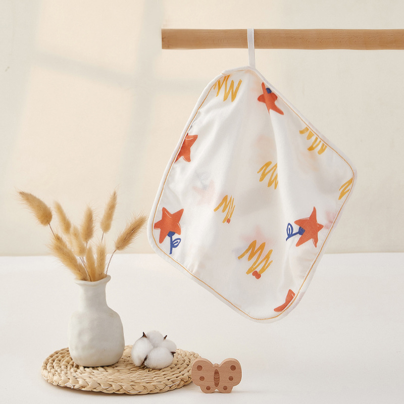 Granular Bear Kūdikio gazė medvilnės veido rankšluostis, su šukuotais siūlais (combed yarn), 40 g, absorbavimas 5–10 s