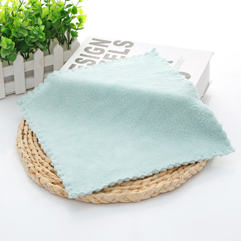 Coral Velvet kvadratinis rankšluostis, 350 g, nano ultrafininio pluošto siūlai, 80% poliesteris + 20% poliamidas, paprasta audinys, vandens absorbcija 5–10 s