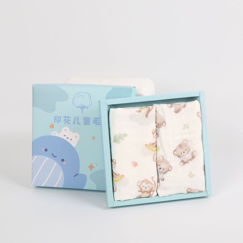 Lapse puuvillane näomattide komplekt kinkekarp, 40 tk, 110 g