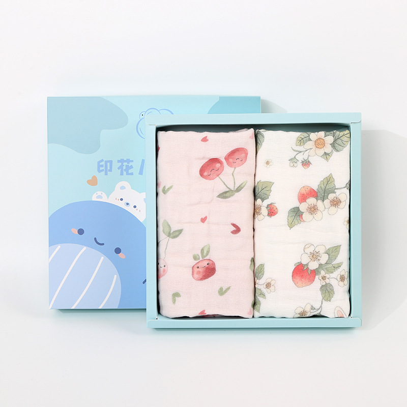 Lapse puuvillane näomattide komplekt kinkekarp, 40 tk, 110 g