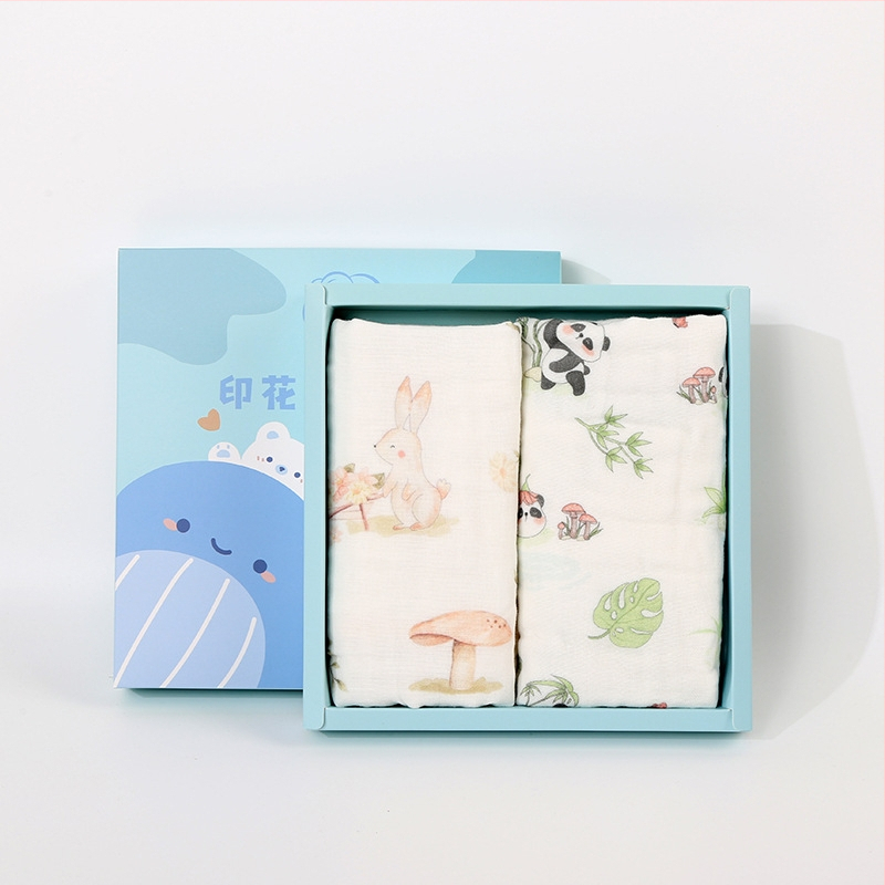 Lapse puuvillane näomattide komplekt kinkekarp, 40 tk, 110 g