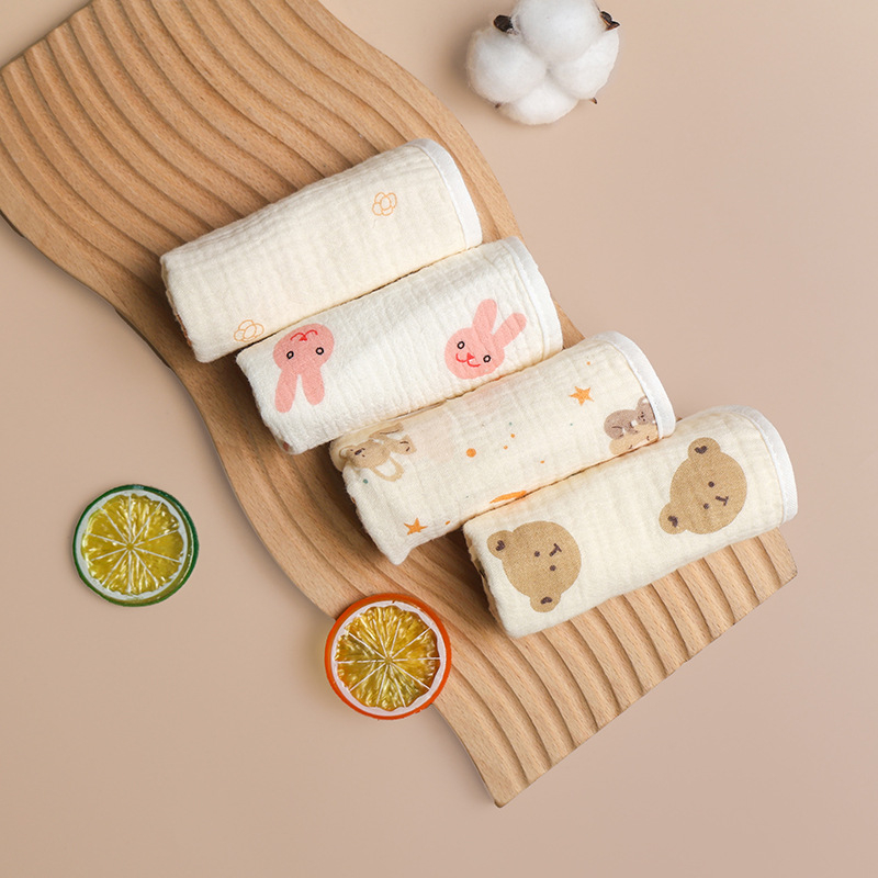 Kūdikių marle veidui – 100% medvilnė, kombinuota siūlė, seilių servetėlė, daugiafunkcis, įsisavinimas 5–10 s