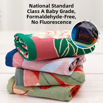 100% medvilnės gaze veido rankšluostis, 32-count, be plaukelių, su pakabinamu kilpeliu, 50 g, sugeriamumas 0–5 s, vaikams