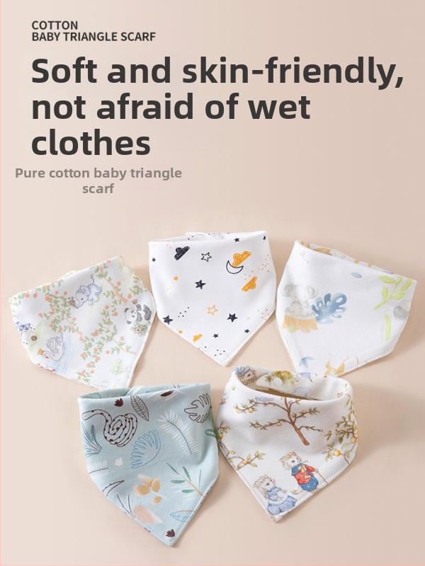 Novorodenec: dvojvrstvový bavlnený trojuholníkový bryndák