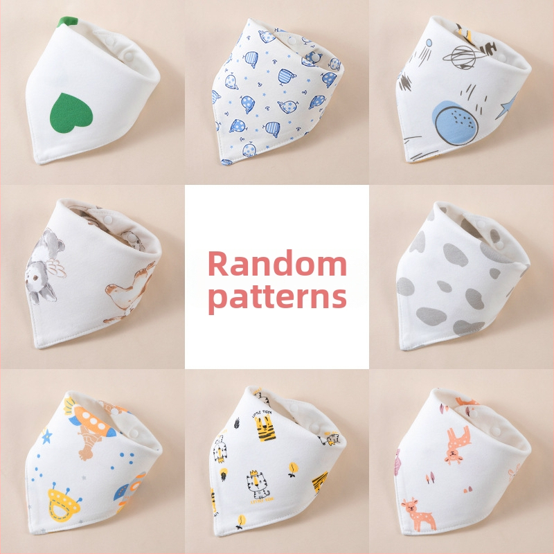 Novorodenec: dvojvrstvový bavlnený trojuholníkový bryndák