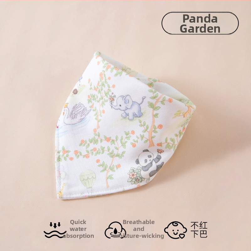 Novorodenec: dvojvrstvový bavlnený trojuholníkový bryndák