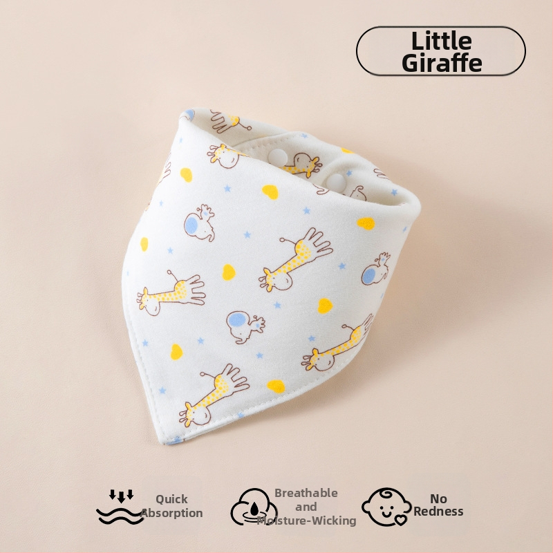 Novorodenec: dvojvrstvový bavlnený trojuholníkový bryndák