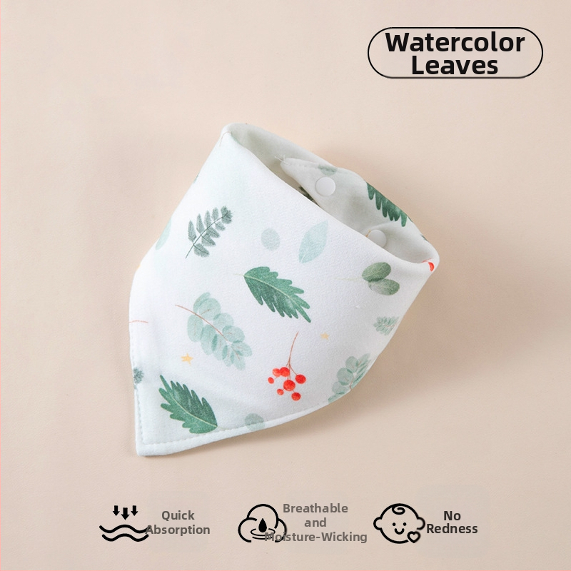 Novorodenec: dvojvrstvový bavlnený trojuholníkový bryndák