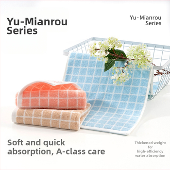 Vaikų dryžuotas rankšluostis, 100% medvilnė, 32s siūlai, 50–80 g, rankšluostis veidui