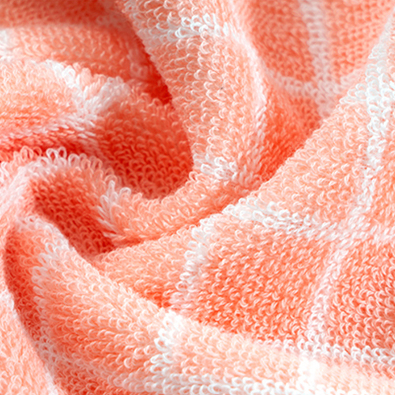 Vaikų dryžuotas rankšluostis, 100% medvilnė, 32s siūlai, 50–80 g, rankšluostis veidui